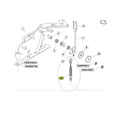 LINKA GAZU CLAAS CELTIS 0022472010 0022472010