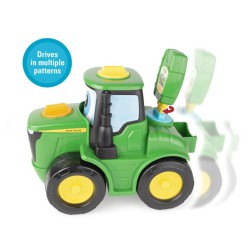 John Deere Ciągnik traktorek z kluczykiem 18m+