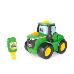 John Deere Ciągnik traktorek z kluczykiem 18m+