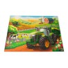 Puzzle z traktorem John Deere 70el z kombajnem