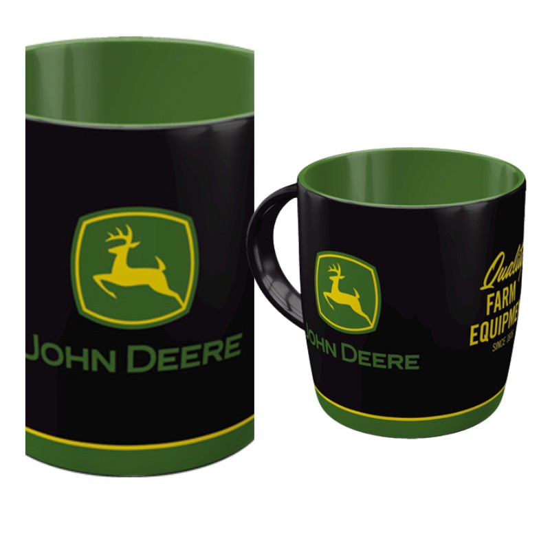 Kubek z logo John Deere oryginalny Czarny