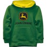 Bluza z kapturem Zielona dziecięca z logo John Deere