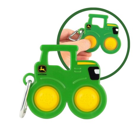 Brelok Breloczek z logo John Deere Popit POP IT