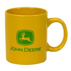 Żółty kubek z zielonym logo  John Deere oryginalny