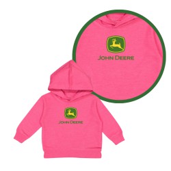 John Deere Bluza z kapturem Różowa dla dziewczynki