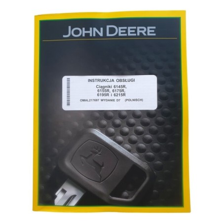 Instrukcja obsługi John Deere 6145R-6215R OMAL217697
