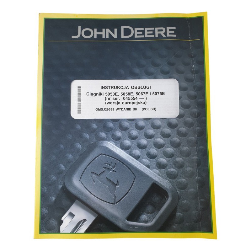 Instrukcja obsługi John Deere 5050E-5075E nr.ser.045554-