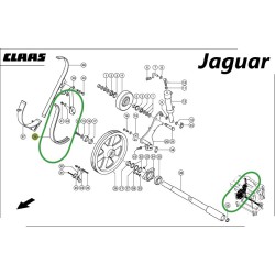 Pas klinowy 0006297691 629769.1 CLAAS Jaguar, Mega, Dominator