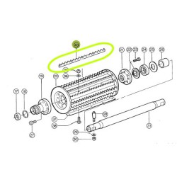 Listwa walca wciągającego 0009862570, 986 257.0 CLAAS Jaguar