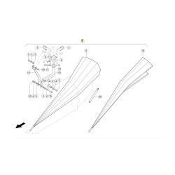 PODWYŻSZENIE OSŁONY CLAAS 0009975971