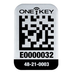 Etykieta z kodem QR do powierzchni metalowych AIDTSM, mała (100 szt.)